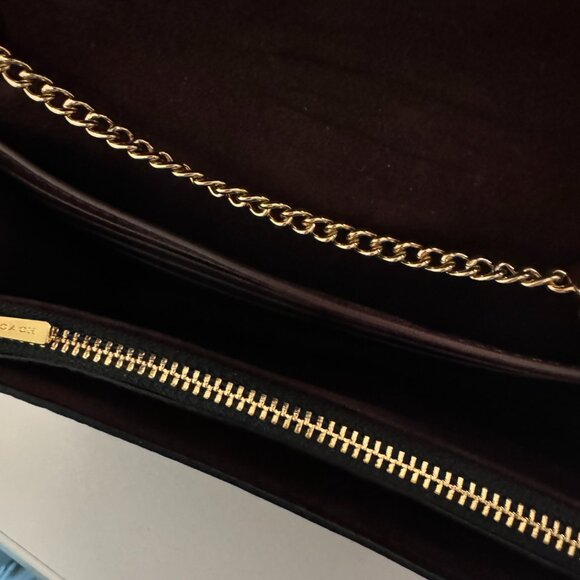 Coach 6925 Georgie Crossbody With Rivets IN BLACK - Picture 5 of 6